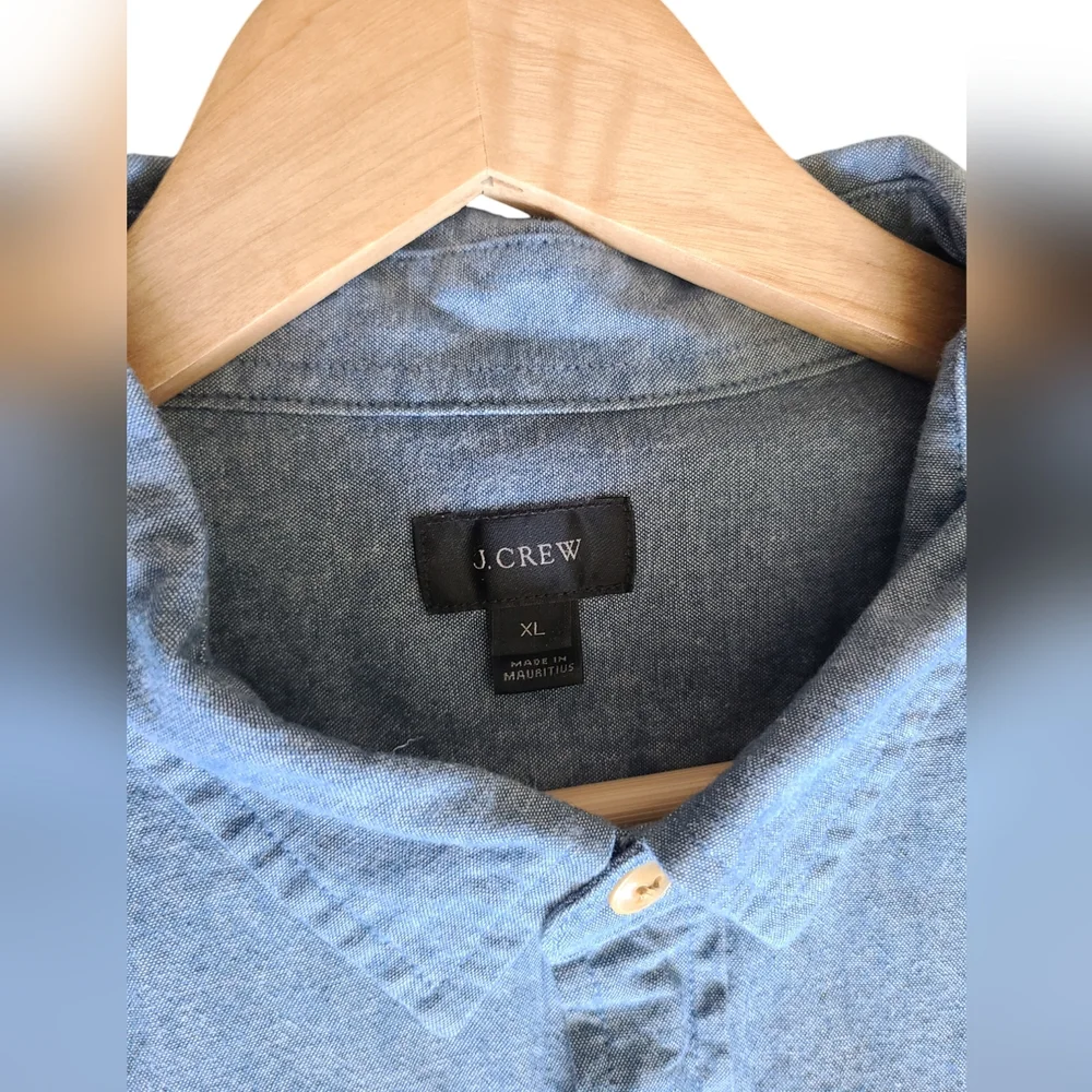 JCREW | BUTTON UP BLUE SHIRT | SIZE XL